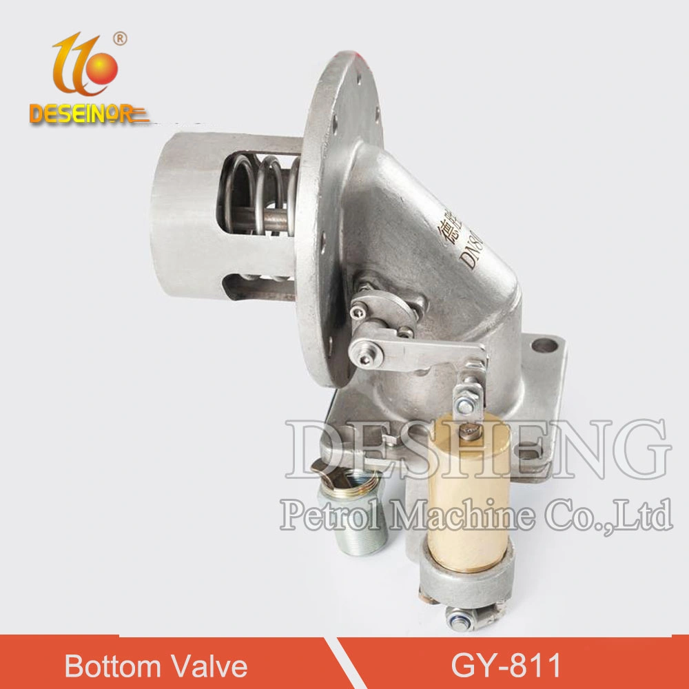 Sanitary Stainless Steel Pneumatic Clamped Tank Bottom Valve