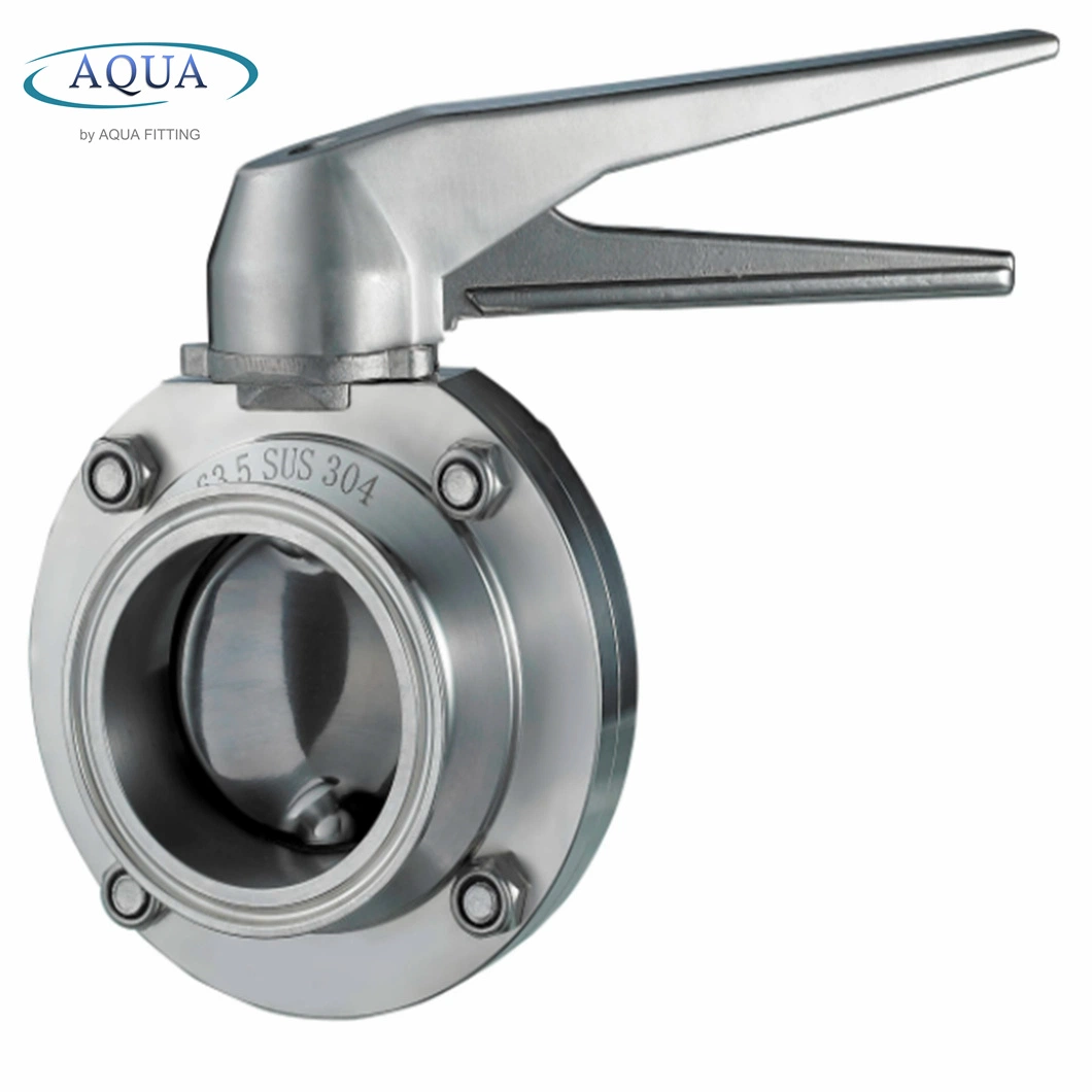 Stainless Steel Hygienic Sanitary Butterfly Valve/Pneumatic Manual Safety Valve/Control Valve/Sampling Valve